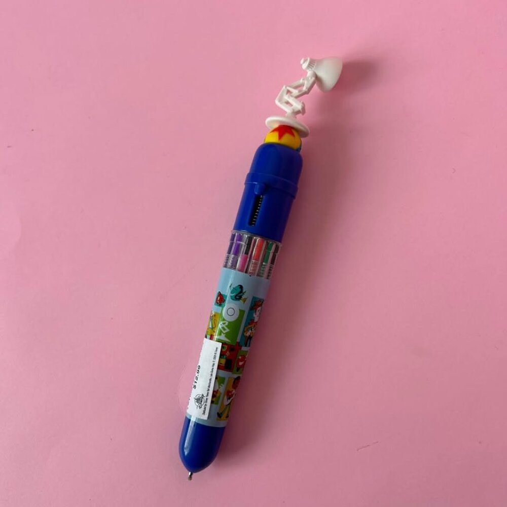 NEW Disney Pixar Multicolor Ink Pen Luxo Jr and Ball The World of Pixar